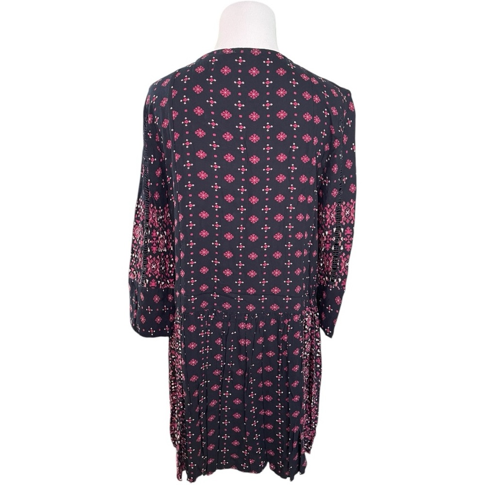 Anthropologie Navy and Red Mini Dress - Picture 5 of 9